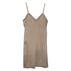 JCPenney Cream Satin Lingerie